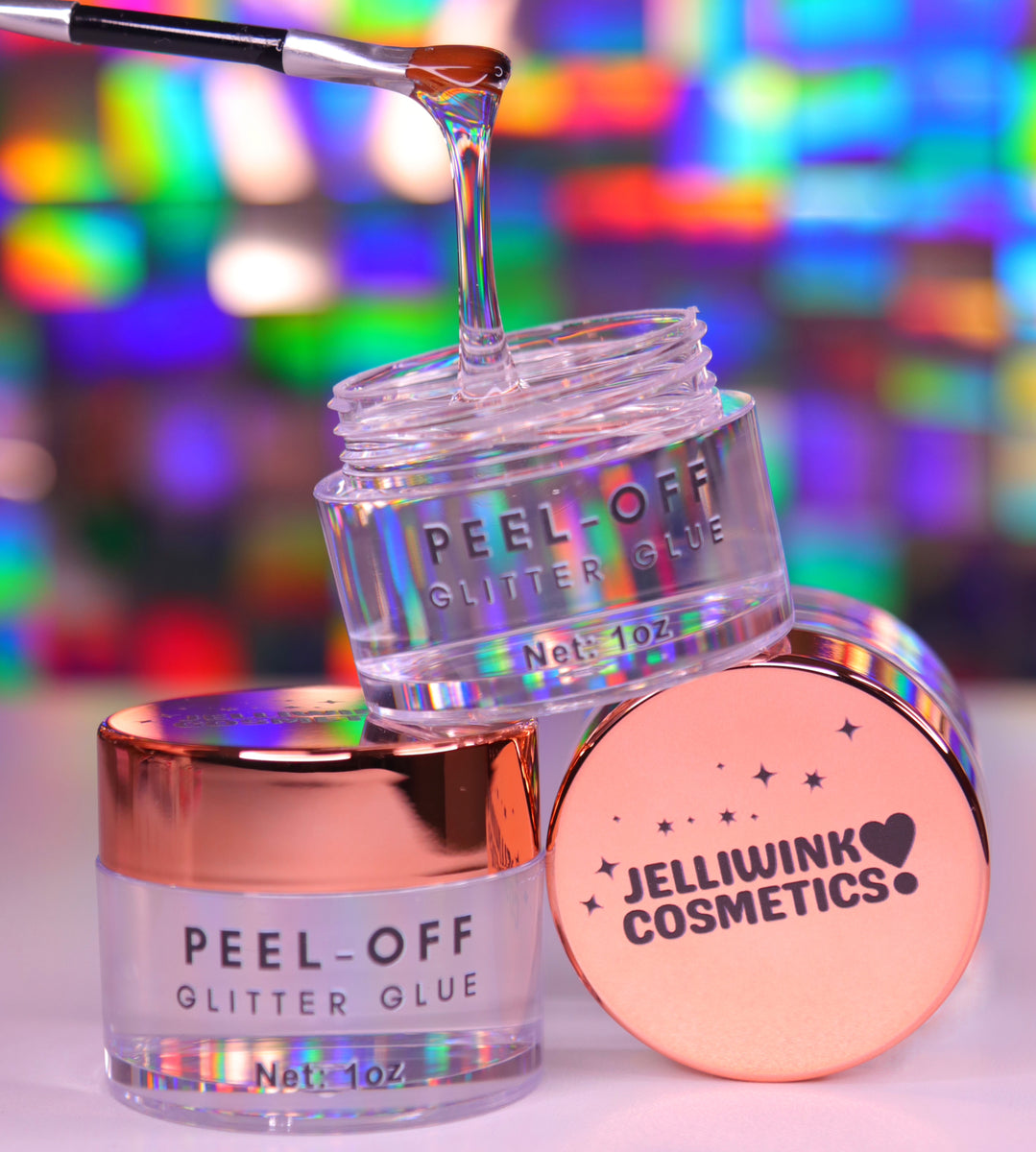 PEEL-OFF GLITTER GLUE – JelliWink Cosmetics LLC