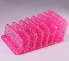 Load image into Gallery viewer, CUSTOM EPOXY RESIN 7 LAYER PALETTE HOLDER