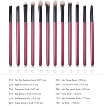 Load image into Gallery viewer, BORGOÑA ULTIMATE EYE BRUSH SET WITH WRISTLET POUCH