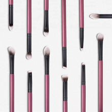 Load image into Gallery viewer, BORGOÑA ULTIMATE EYE BRUSH SET WITH WRISTLET POUCH