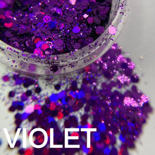 Load image into Gallery viewer, VIOLET COSMIC GLITTER