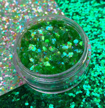 Load image into Gallery viewer, GREEN FAIRY COSMIC GLITTER