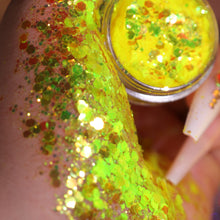 Load image into Gallery viewer, CANARY COSMIC GLITTER
