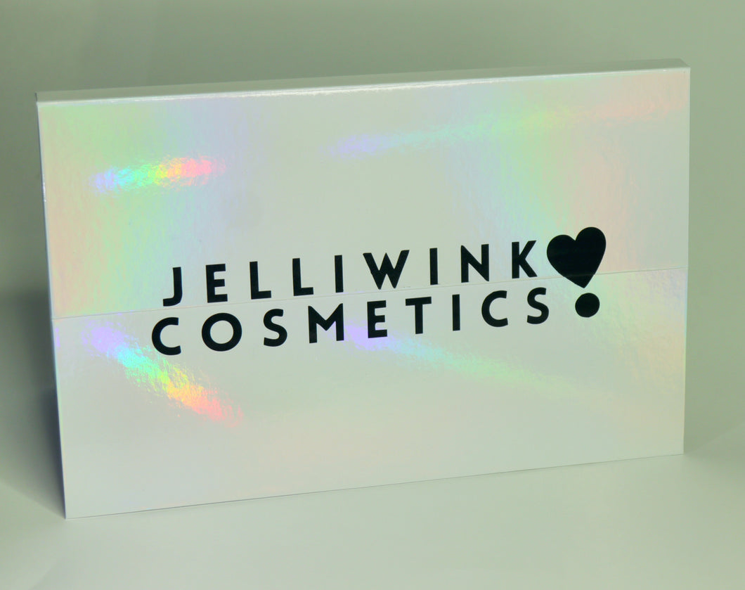 XL MAGNETIC EMPTY EYESHADOW PALETTE -WHITE HOLOGRAPHIC