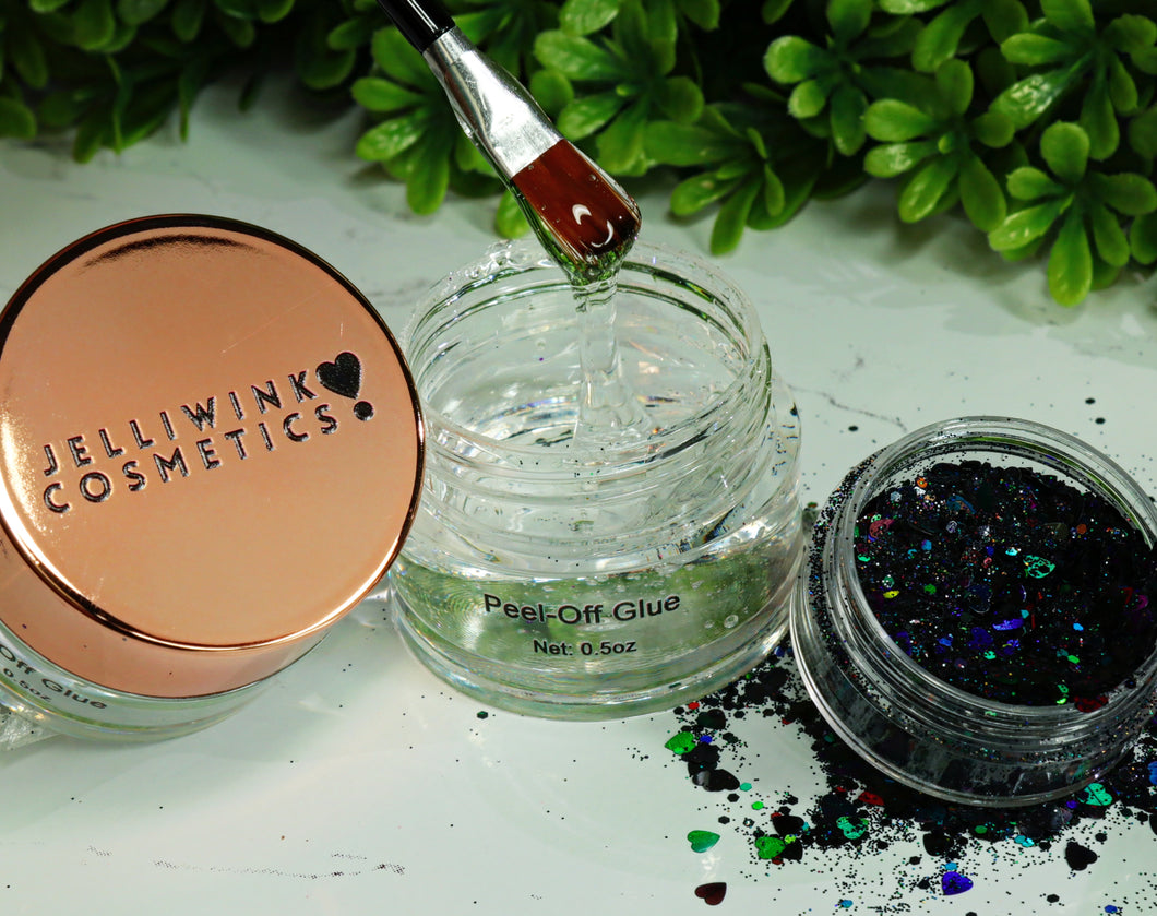 PEEL-OFF GLITTER GLUE